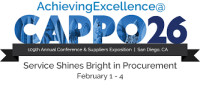 California Association of Public Procurement Officials Annual Conference Pasadena 2029